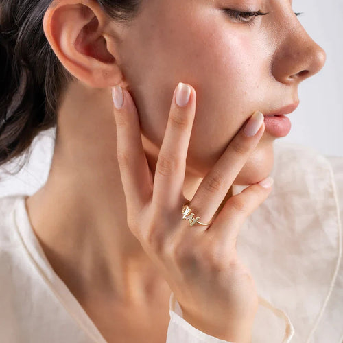 Bague prénom coréen personnalisée