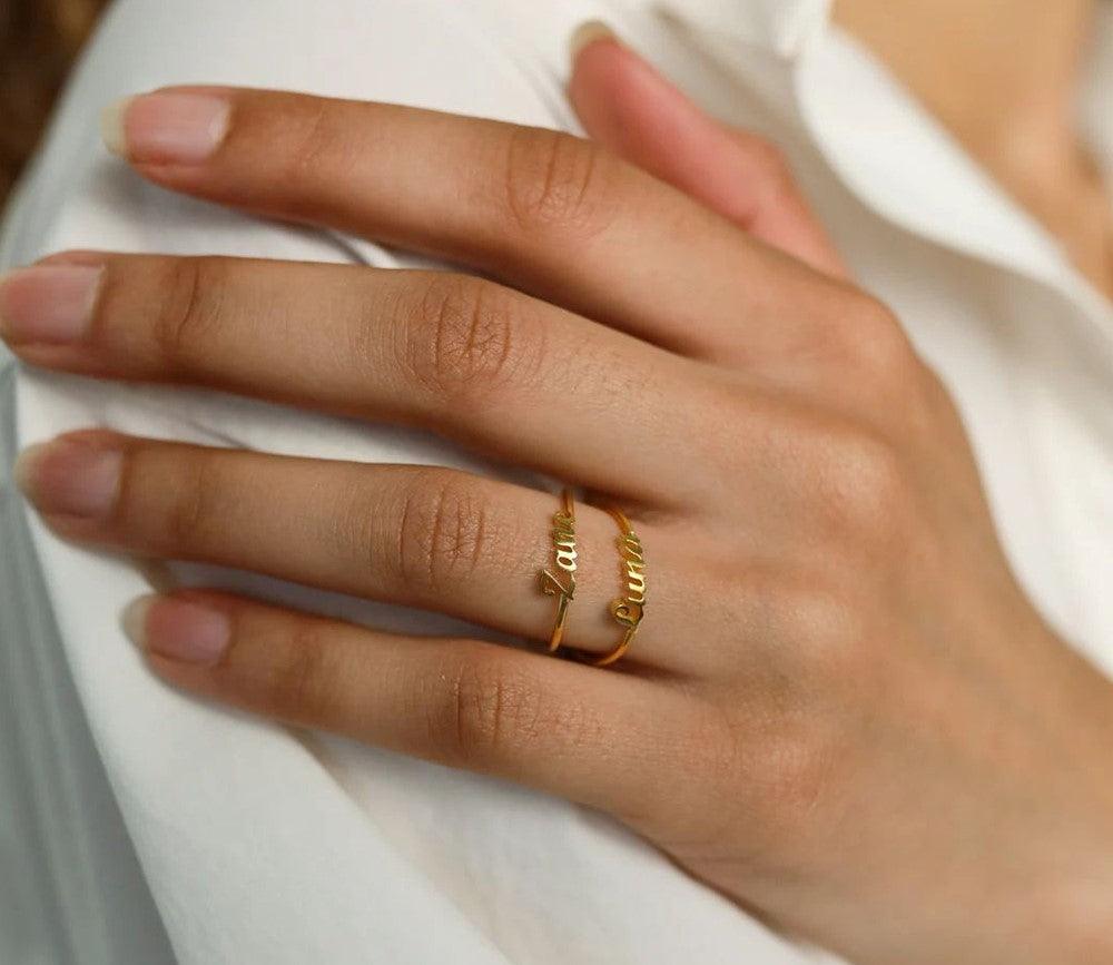 Bague personnalisable avec prénom